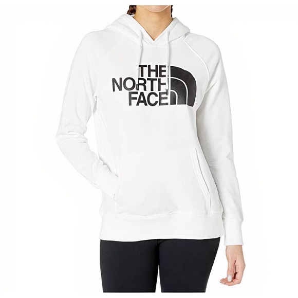 The North Face Tops - The North Face Half Dome Pullover Hoodie - Tnf White